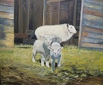 Paintings - Farm animals