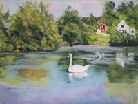 Painting - Lonely Swan