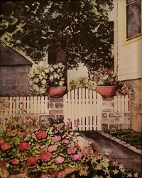 Painting - "Grandpa Carlson's House", by Ruth Friberg, Maine artist