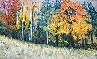 Painting - "Fall Foliage Bloom"