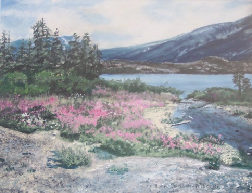 Painting "Amy's Mountain"